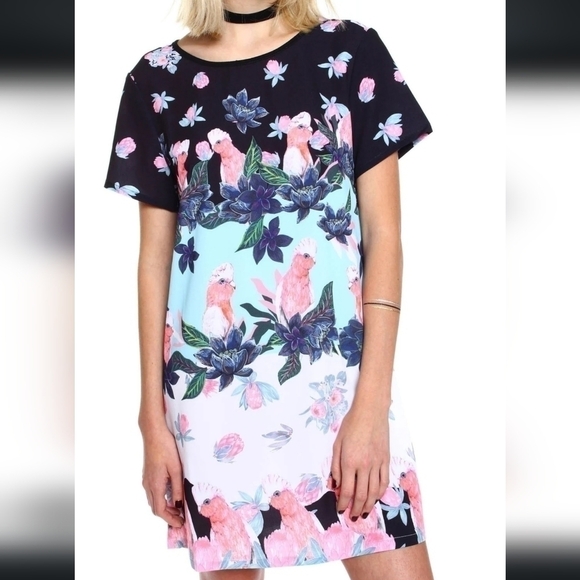 MINKPINK tropical print minidress - Picture 1 of 5